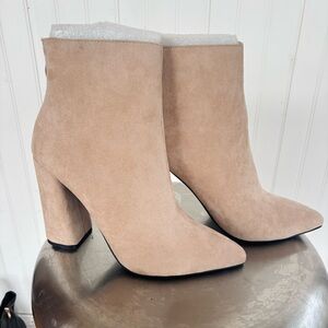 Tan Suede Ankle Boots